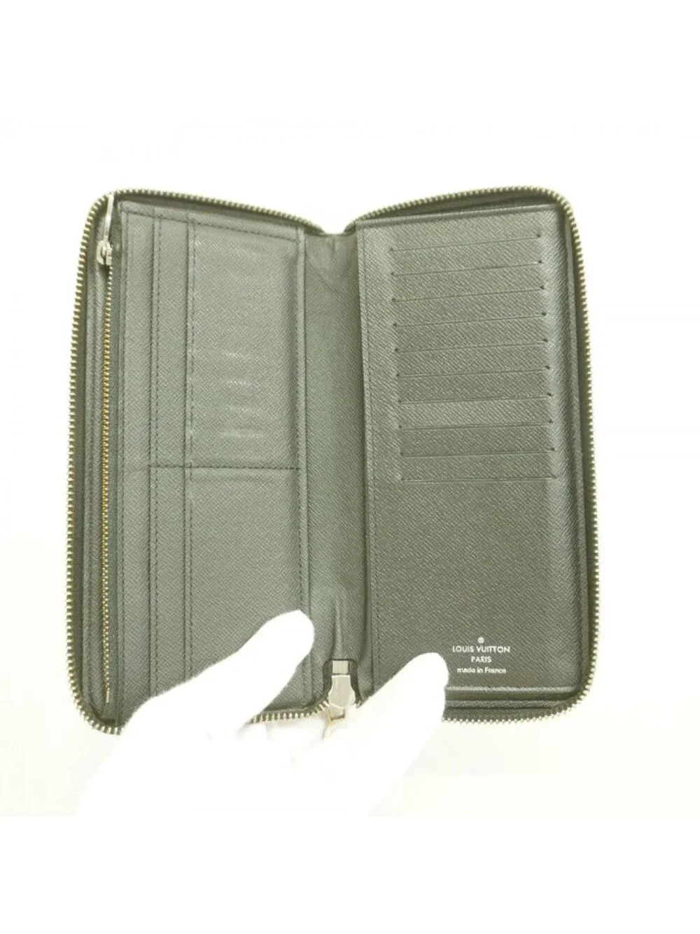 Louis Vuitton Wallet Monogram Eclipse Zippy Vertical Black
